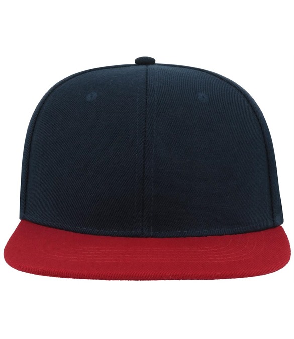Atlantis# Snap Back Flat Visor 6 Panel Cap