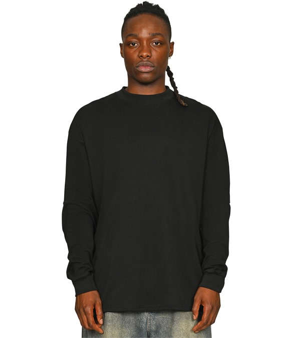 Casual Ringspun Combed 180 Oversize Extended Neck Long Sleeve Tall T