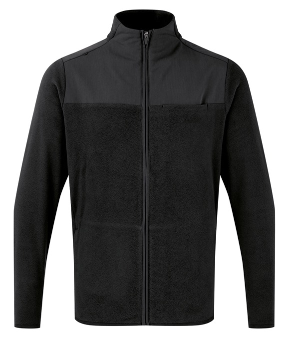 'Agility' men's panelled fleece jacket