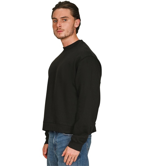 Casual Premium Combed 330 Boxy Oversized Extended Neck Sweatshirt