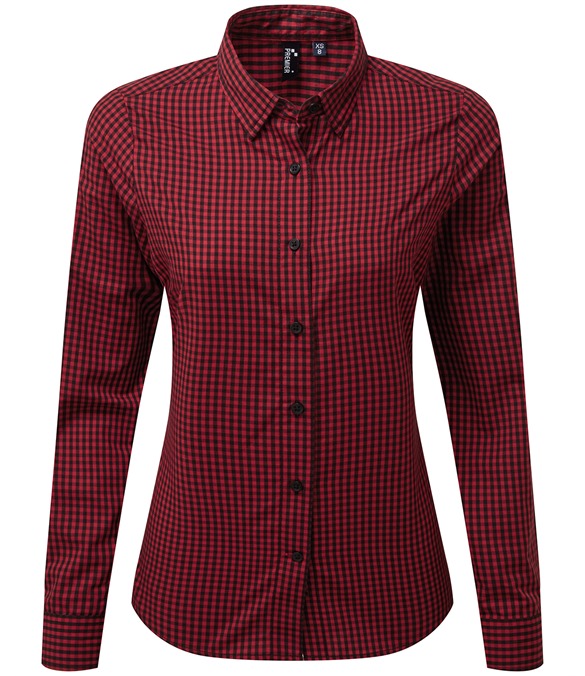 Women&#39;s Maxton check long sleeve shirt
