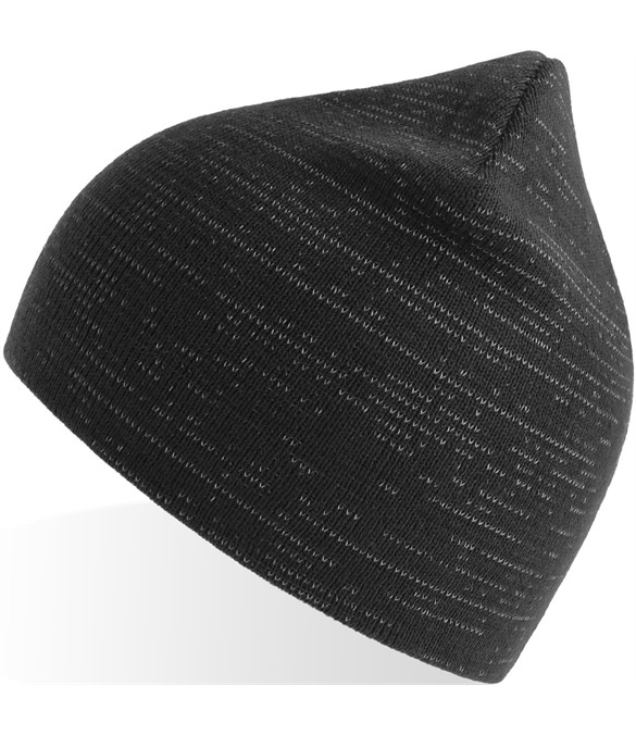Atlantis Shine Recycled Short Beanie With Reflex Thread