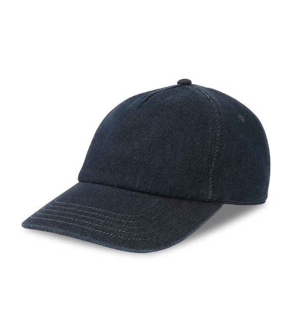 Atlantis Iraya 5 Panel Unstructured Low Profile Mid Visor Denim Recycled Cap