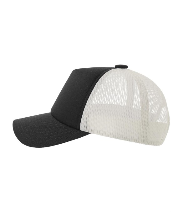 Atlantis Record S 5 Panel Structured High Profile Mid Visor Recycled Trucker Cap
