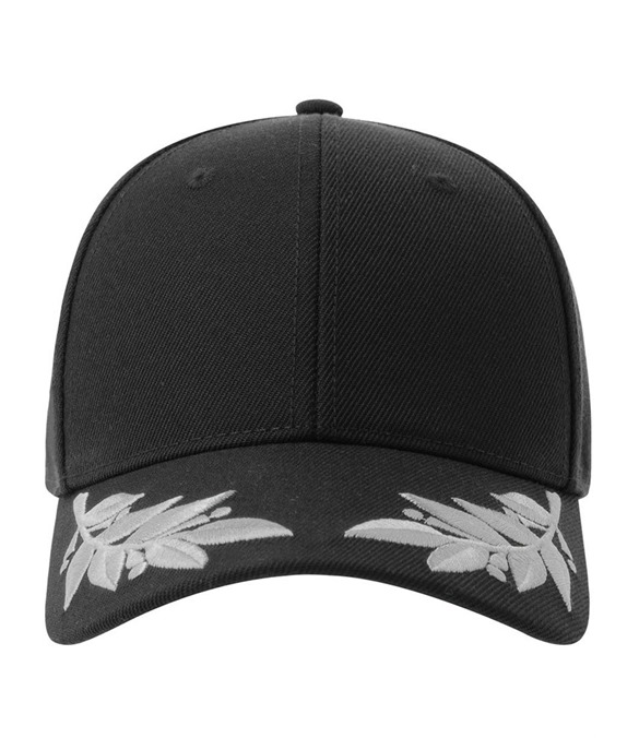 Atlantis Winner S 6 Panel Structured Mid Profile Curved Visor Laurel Embroidered Recycled Cap