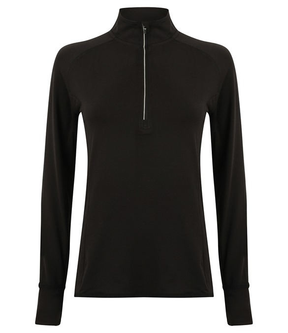 Women&#39;s long-sleeved ? zip top