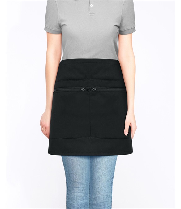 AA Workwear Waist Apron With Zip Pocket