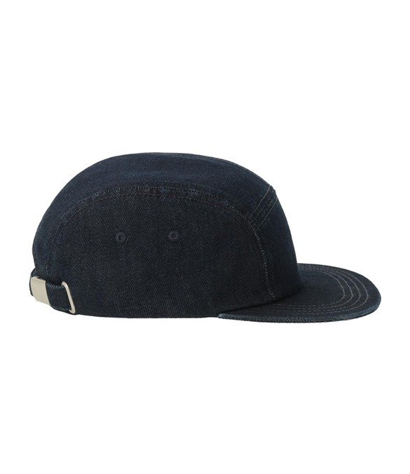 Atlantis Ruby 5 Panel Unstructured Low Profile Flat Visor Denim Recycled Camper Cap