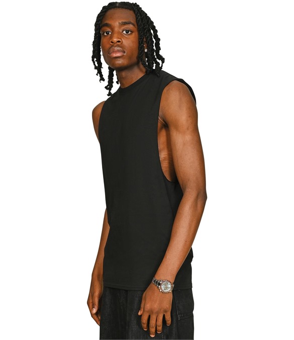 Casual Ringspun Core 150 Droparm Raw Edge Tall Tank