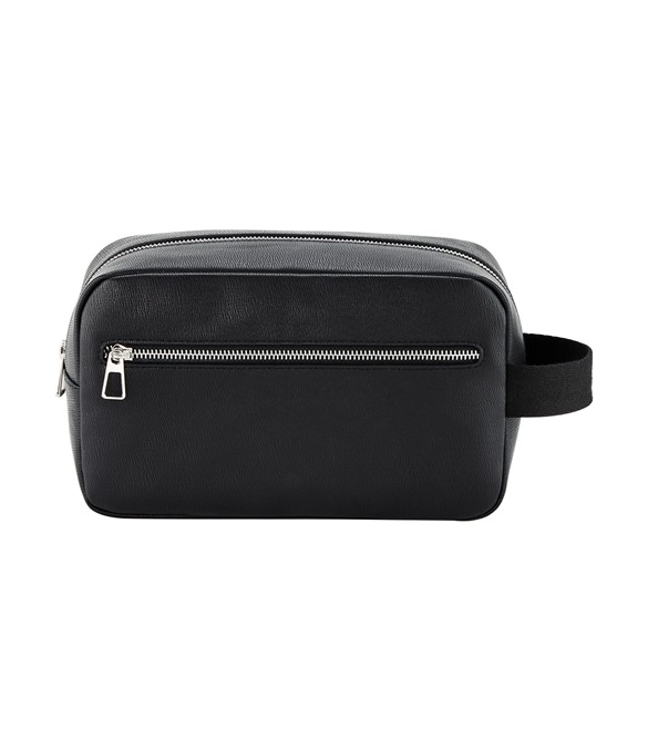 Tailored luxe PU wash bag