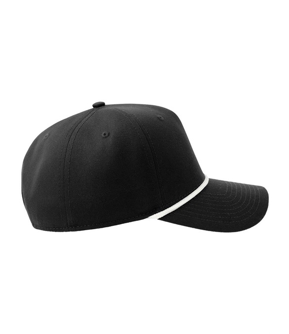 Atlantis Paka 5 Panel Structured High Profile Mid Visor With Rope Recycled Cap