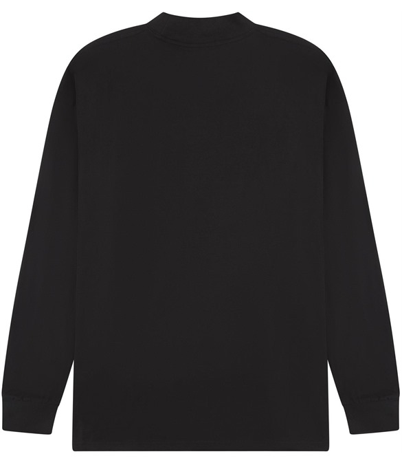 Casual Ringspun Combed 180 Oversize Extended Neck Long Sleeve T