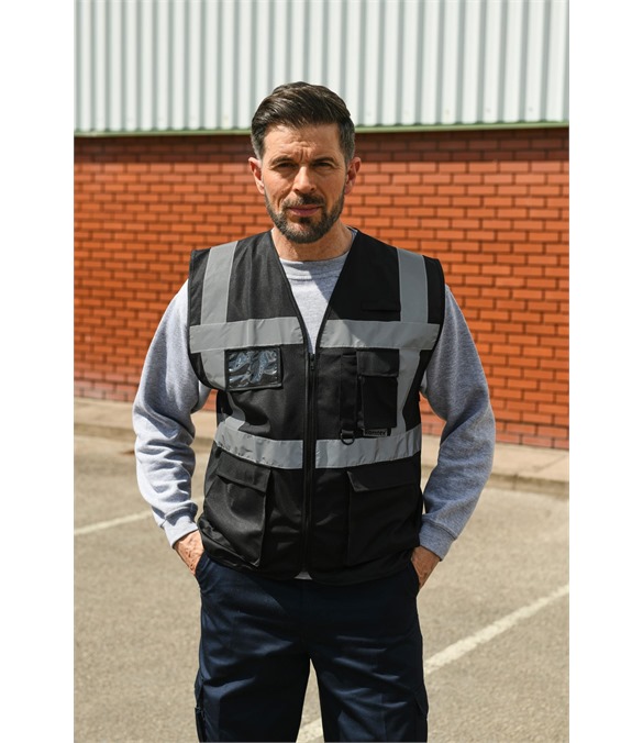 Korntex# High Vis Executive Multifunction Safety Vest