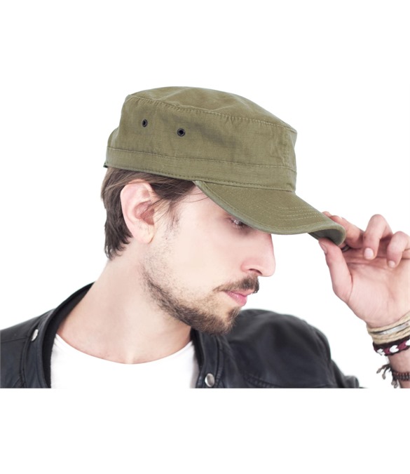 Atlantis Army Military Cap Ripstop Cotton