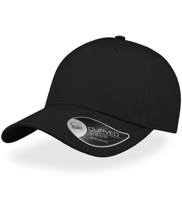 Atlantis Shot Curved Visor 5 Panel Structured Cap