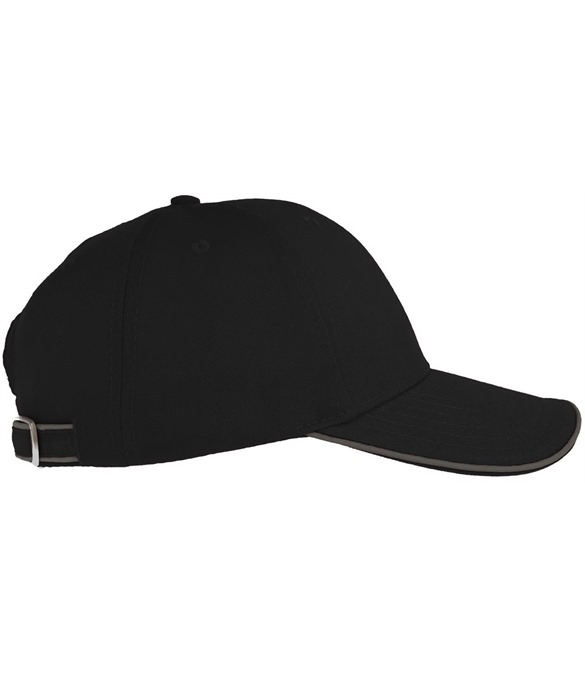 Atlantis Reflect 6 Panel Reflective Piping Baseball Cap
