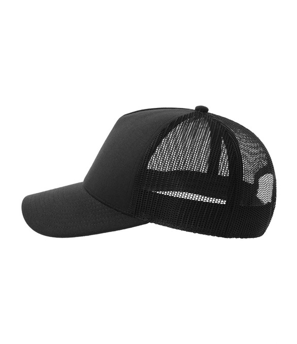 Atlantis Rapper Jersey S 5 Panel Structured Mid Profile Mid Visor Recycled Trucker Cap