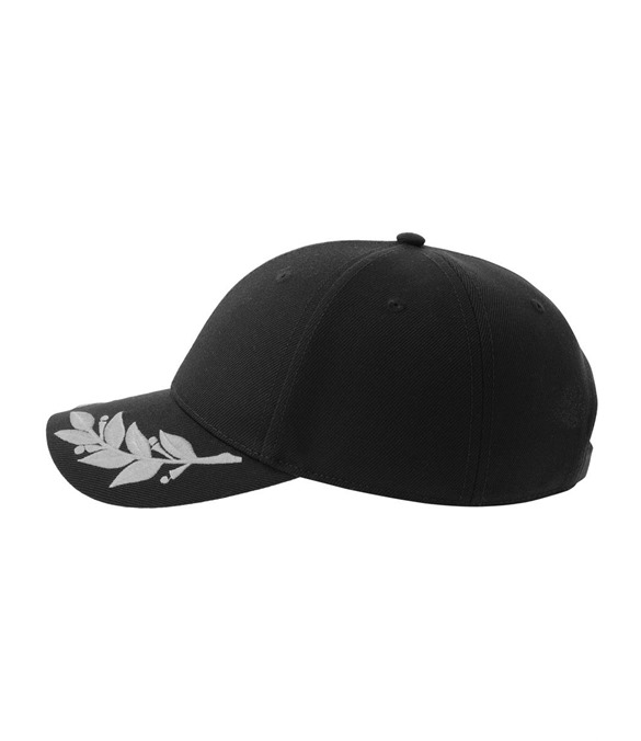 Atlantis Winner S 6 Panel Structured Mid Profile Curved Visor Laurel Embroidered Recycled Cap