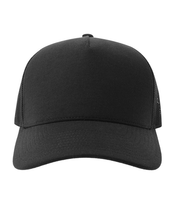 Atlantis Rapper Jersey S 5 Panel Structured Mid Profile Mid Visor Recycled Trucker Cap