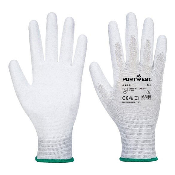 Antistatic PU Palm Glove