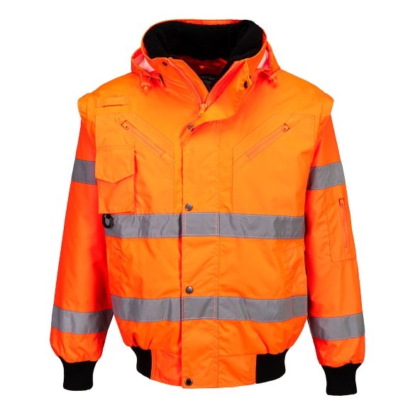 Hi-Vis 3 in 1 Bomber Jacket