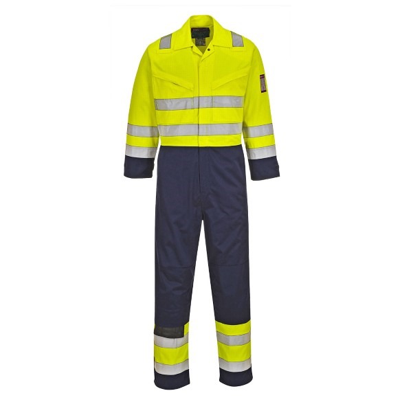 Modaflame Work Hi-Vis Multi-Norm Contrast FR Coverall