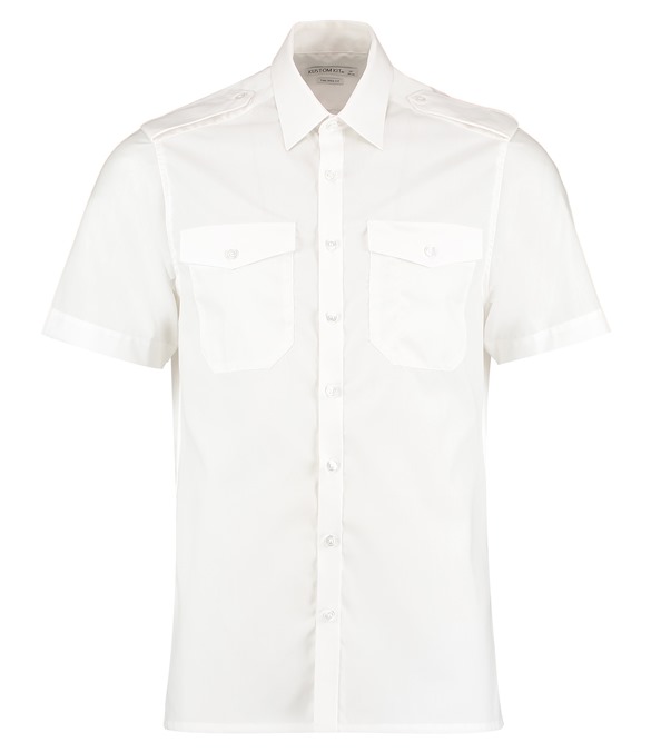 Pilot shirt short-sleeved (tailored fit)