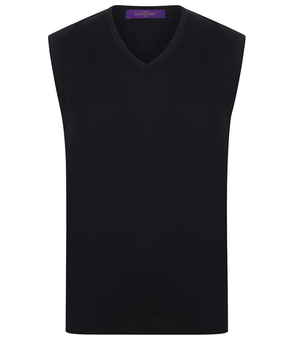 Sleeveless v-neck jumper