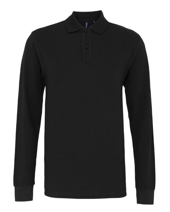 Men&#39;s classic fit long sleeved polo