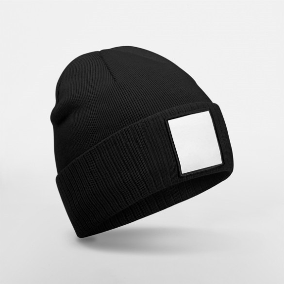 Appliqu? patch beanie