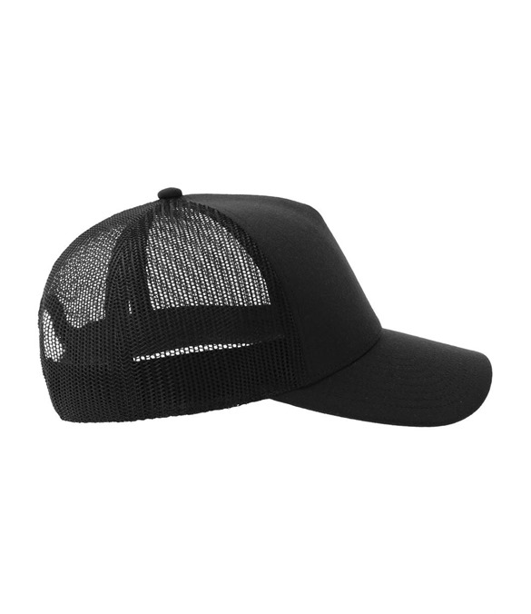Atlantis Rapper Jersey S 5 Panel Structured Mid Profile Mid Visor Recycled Trucker Cap