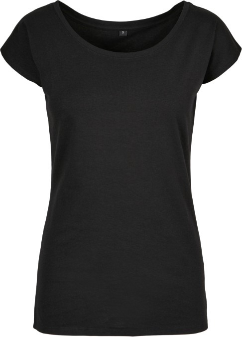 Women&#39;s wide neck tee