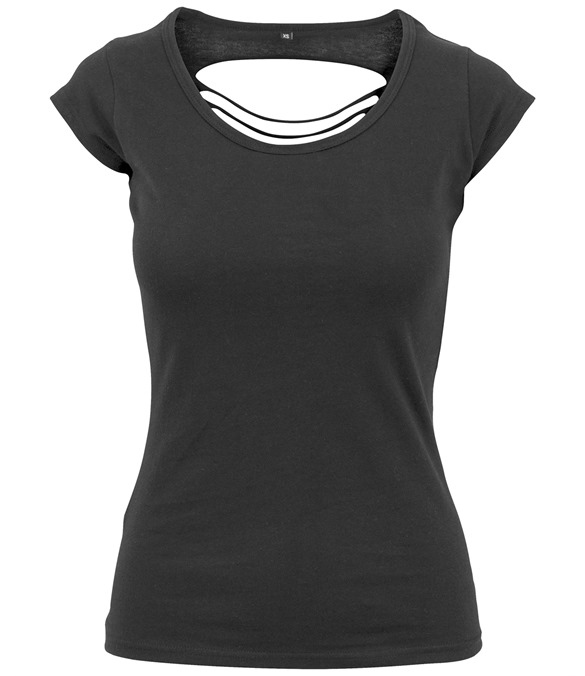 Women&#39;s back cut tee