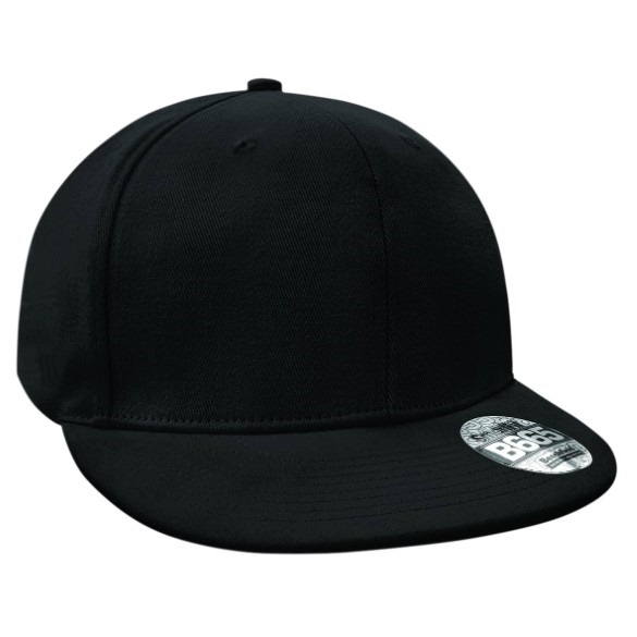 Pro-stretch flat peak cap