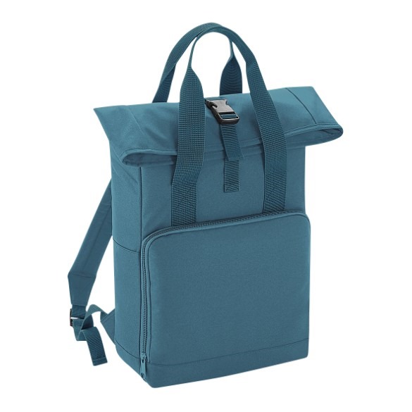 Twin handle roll-top backpack