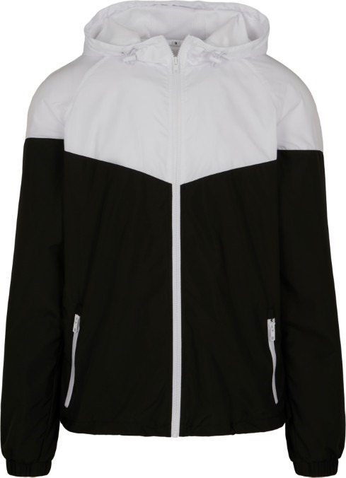 Two-tone tech windrunner jacket