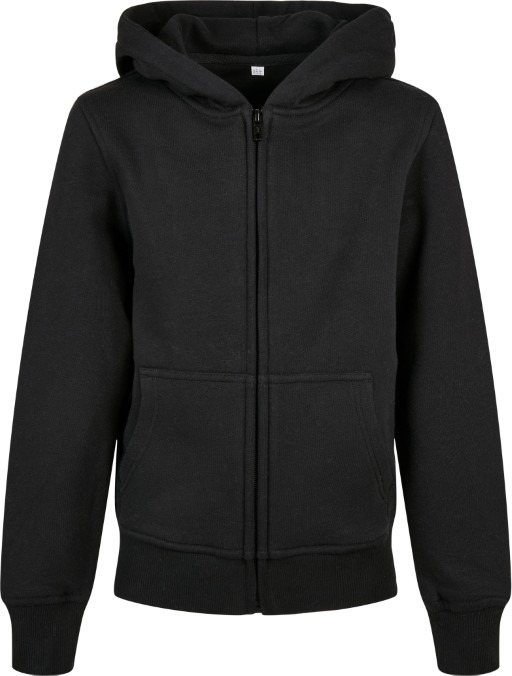 Organic kids basic zip hoodie
