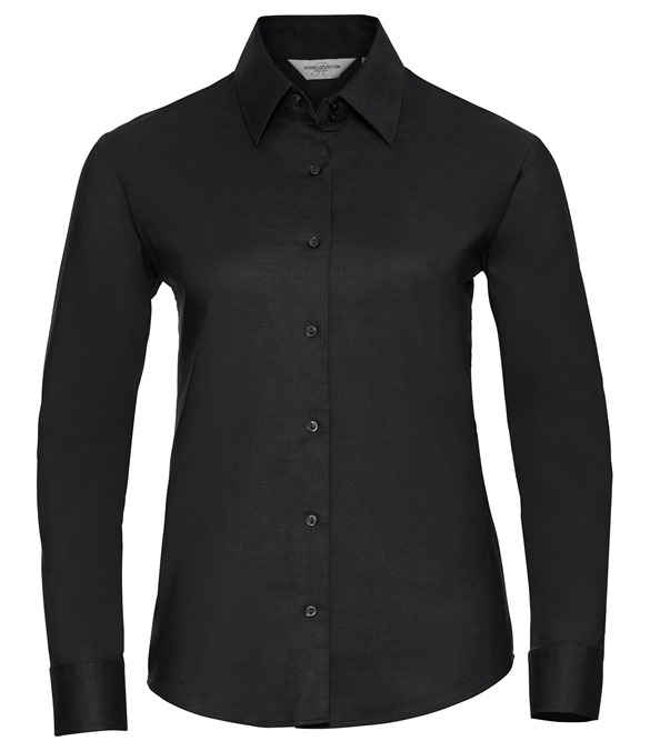 Women&#39;s long sleeve easycare Oxford shirt