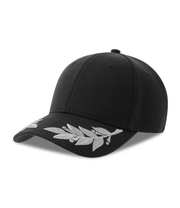 Atlantis Winner S 6 Panel Structured Mid Profile Curved Visor Laurel Embroidered Recycled Cap