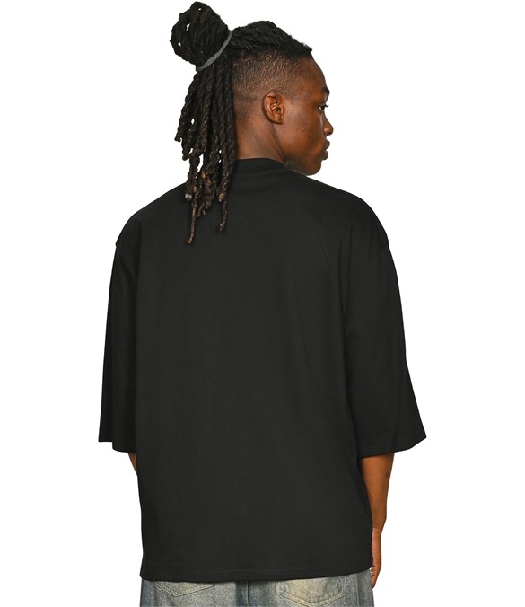 Casual Ringspun Combed 220 Oversize Extended Neck Half Sleeve T