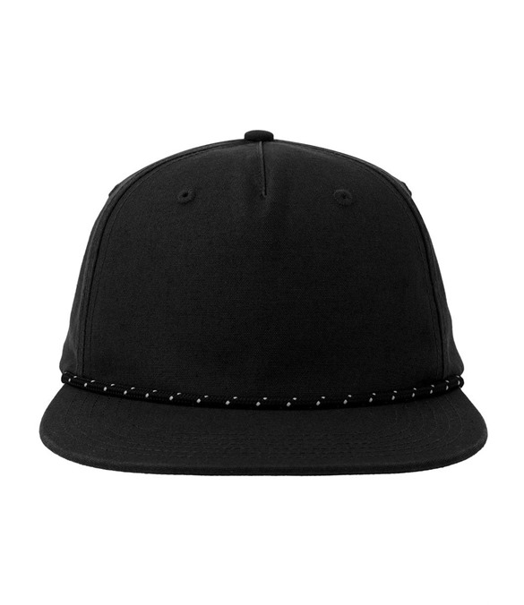 Atlantis Chao 5 Panel Unstructured Low Profile Flat Visor With Rope Organic Cap