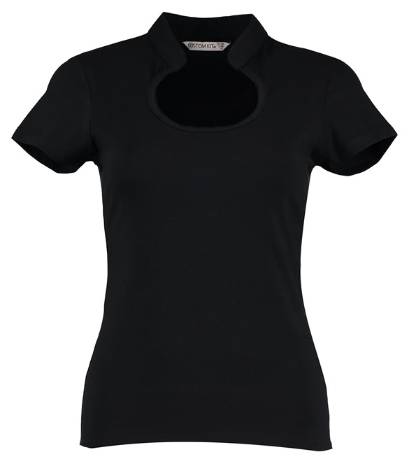 Women&#39;s corporate top keyhole neck (regular fit)