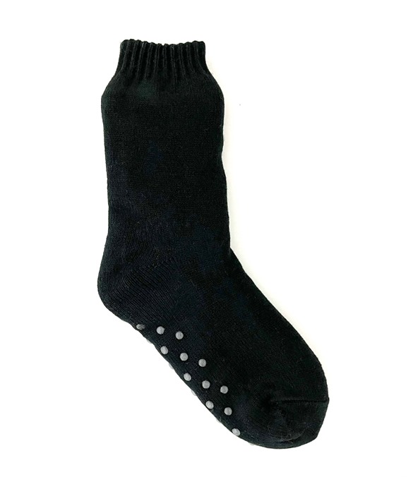 Adult sherpa socks with turndown