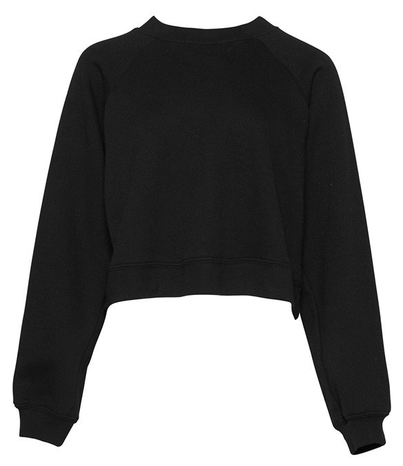 Women&#39;s raglan pullover fleece