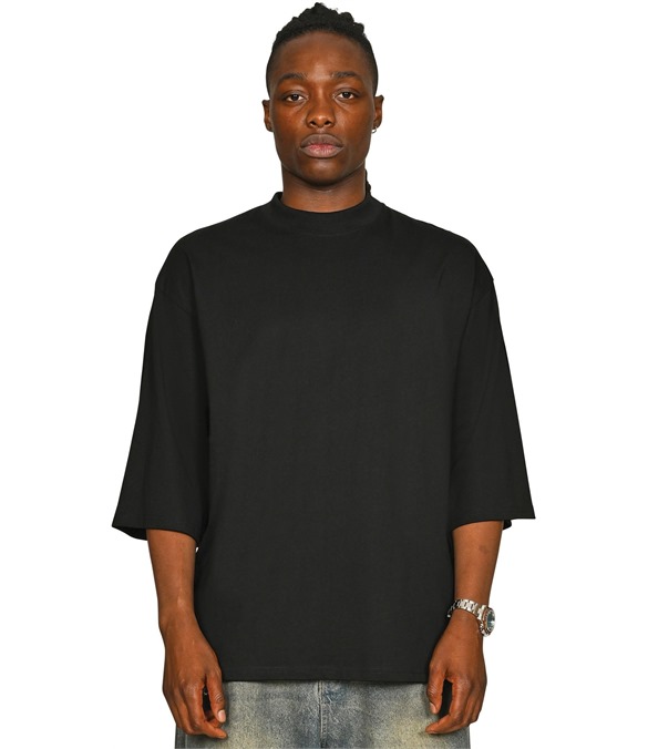 Casual Ringspun Combed 220 Oversize Extended Neck Half Sleeve T