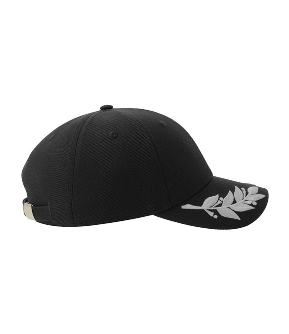 Atlantis Winner S 6 Panel Structured Mid Profile Curved Visor Laurel Embroidered Recycled Cap