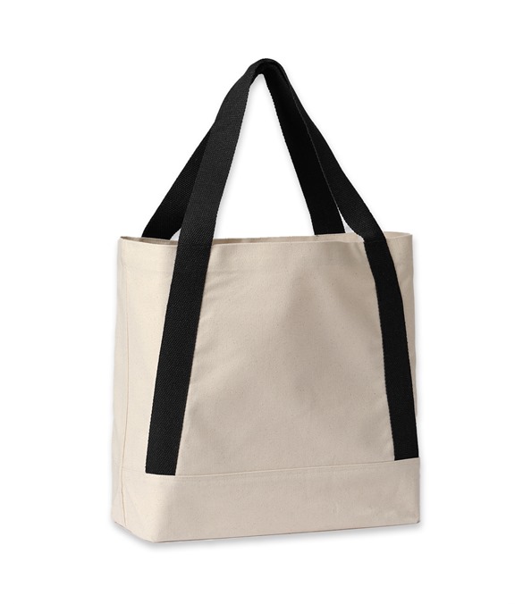 Dakota recycled contrast strap tote