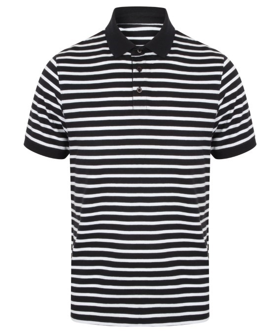 Striped Jersey polo shirt