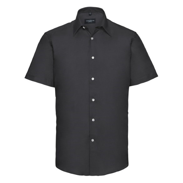Short sleeve easycare tailored Oxford shirt