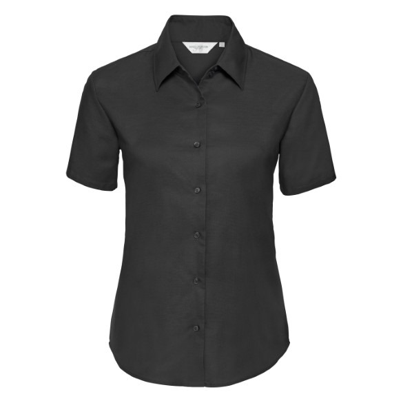 Women&#39;s short sleeve Oxford shirt